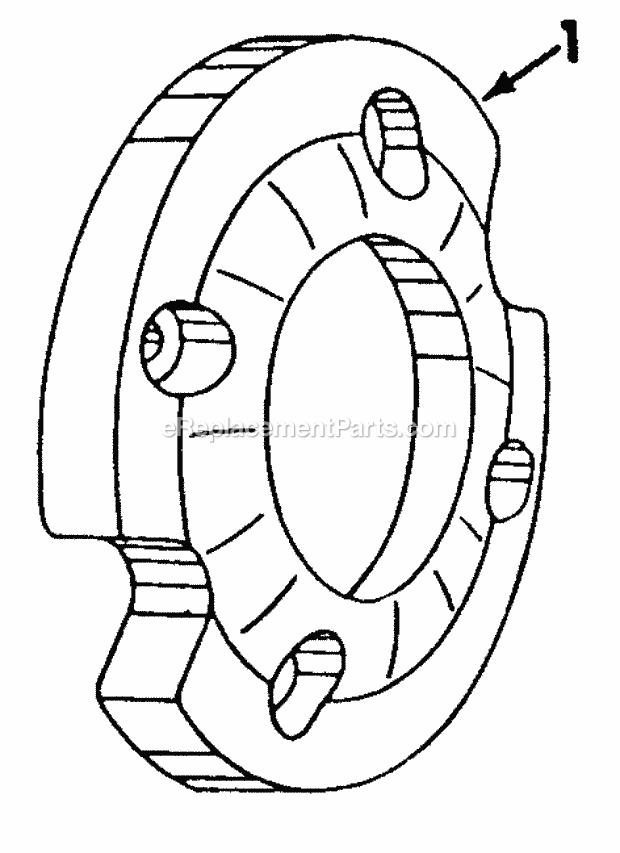 Rear Wheel Weights Diagram and Parts List for 169 2050048U Cub Cadet Lawn Tractor
